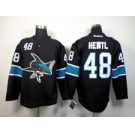 nhl jerseys san jose sharks #48 hertl black