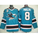 nhl jerseys san jose sharks #8 pavelski blue