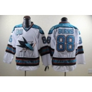 nhl jerseys san jose sharks #88 burns white