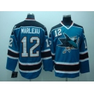 nhl san jose sharks #12 marleau blue