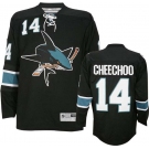 nhl san jose sharks #14 cheechoo black