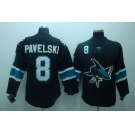 nhl san jose sharks #8 pavelski black