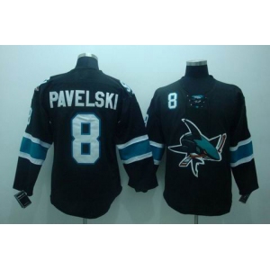 nhl san jose sharks #8 pavelski black