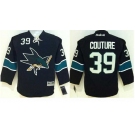 youth nhl jerseys san jose sharks #39 couture black