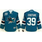 youth nhl jerseys san jose sharks #39 couture green