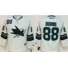 youth nhl jerseys san jose sharks #88 burns white