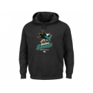 San Jose Sharks Majestic Black Critical Victory VIII Pullover Hoodie