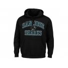 San Jose Sharks Majestic Black Heart & Soul Hoodie