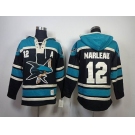 nhl jerseys san jose sharks #12 marleau black [pullover hooded sweatshirt](A)