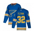 Adidas St. Louis Blues #32 Brian Flynn Premier Navy Blue Alternate NHL Jersey