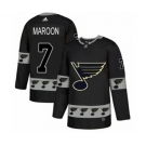 Adidas St. Louis Blues #7 Patrick Maroon Authentic Black Team Logo Fashion NHL Jersey