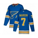 Adidas St. Louis Blues #7 Patrick Maroon Authentic Navy Blue Alternate NHL Jersey