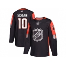 Men Adidas St. Louis Blues #10 Brayden Schenn Black 2018 All-Star Central Division Authentic Stitched NHL Jersey