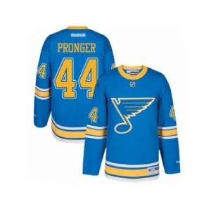 Men's Reebok St. Louis Blues #44 Chris Pronger Authentic Blue 2017 Winter Classic NHL Jersey