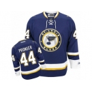 Men's Reebok St. Louis Blues #44 Chris Pronger Authentic Navy Blue Third NHL Jersey