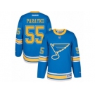 Men's Reebok St. Louis Blues #55 Colton Parayko Authentic Blue 2017 Winter Classic NHL Jersey