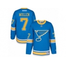 Men's Reebok St. Louis Blues #7 Joe Mullen Authentic Blue 2017 Winter Classic NHL Jersey