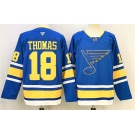 Men's St. Louis Blues #18 Robert Thomas Blue 2025 Stitched Hockey Jersey