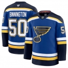 Men's St. Louis Blues #50 Jordan Binnington Blue 2024-25 Home Stitched Hockey Jersey