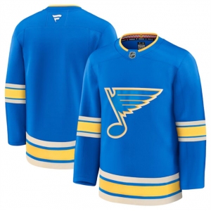 Men's St. Louis Blues Blank Blue 2024-25 Alternate Stitched Hockey Jersey