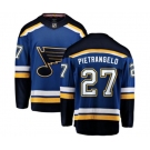 St. Louis Blues #27 Alex Pietrangelo Fanatics Branded Royal Blue Home Breakaway NHL Jersey