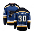 St. Louis Blues #30 Martin Brodeur Fanatics Branded Royal Blue Home Breakaway NHL Jersey