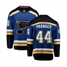 St. Louis Blues #44 Chris Pronger Fanatics Branded Royal Blue Home Breakaway NHL Jersey