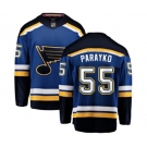 St. Louis Blues #55 Colton Parayko Fanatics Branded Royal Blue Home Breakaway NHL Jersey