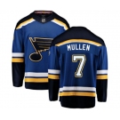 St. Louis Blues #7 Joe Mullen Fanatics Branded Royal Blue Home Breakaway NHL Jersey