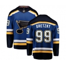 St. Louis Blues #99 Wayne Gretzky Fanatics Branded Royal Blue Home Breakaway NHL Jersey