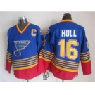 nhl jerseys st. louis blues #16 hull blue[patch C][2015 new]