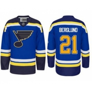 nhl jerseys st. louis blues #21 berglund blue
