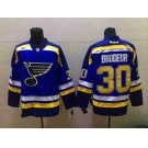 nhl jerseys st. louis blues #30 brodeur blue