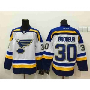nhl jerseys st. louis blues #30 brodeur white