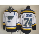 nhl jerseys st. louis blues #74 oshie blue-white