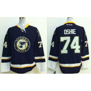 nhl jerseys st. louis blues #74 oshie blue[2014 new stadium]