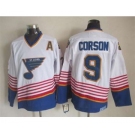 nhl jerseys st. louis blues #9 corson white[patch A][2015 new][corson]