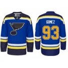 nhl jerseys st. louis blues #93 scott gomez blue