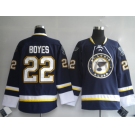 nhl st. louis blues 22# boyes dark blue  third jersey