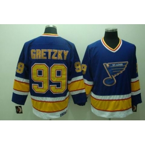 nhl st. louis blues #99 gretzky blue