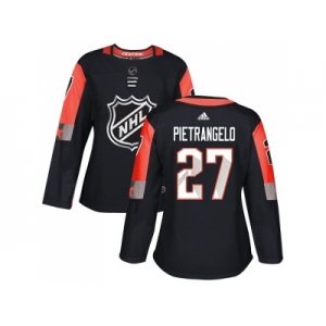 Women Adidas St. Louis Blues #27 Alex Pietrangelo Black 2018 All-Star Central Division Authentic Stitched NHL Jersey