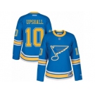 Women's Reebok St. Louis Blues #10 Scottie Upshall Authentic Blue 2017 Winter Classic NHL Jersey