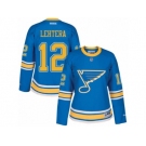 Women's Reebok St. Louis Blues #12 Jori Lehtera Authentic Blue 2017 Winter Classic NHL Jersey