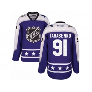 Women's Reebok St. Louis Blues #91 Vladimir Tarasenko Authentic Purple Central Division 2017 All-Star NHL Jersey