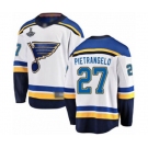 Youth St. Louis Blues #27 Alex Pietrangelo Fanatics Branded White Away Breakaway 2019 Stanley Cup Champions Hockey Jersey