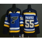 Youth St. Louis Blues #55 Colton Parayko Blue Adidas Stitched NHL Jersey
