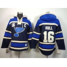 nhl jerseys st. louis blues #16 hull blue[pullover hooded sweatshirt patch C]