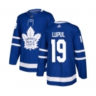 Adidas Toronto Maple Leafs #19 Joffrey Lupul Authentic Royal Blue Home NHL Jersey