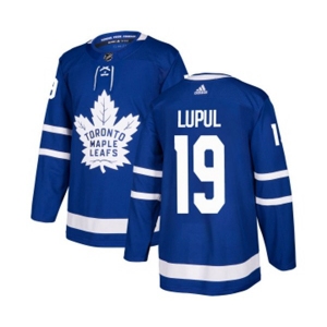 Adidas Toronto Maple Leafs #19 Joffrey Lupul Authentic Royal Blue Home NHL Jersey