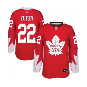 Adidas Toronto Maple Leafs #22 Nikita Zaitsev Premier Red Alternate NHL Jersey